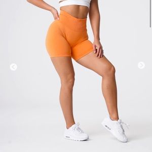 Sunset Orange Pro Shorts